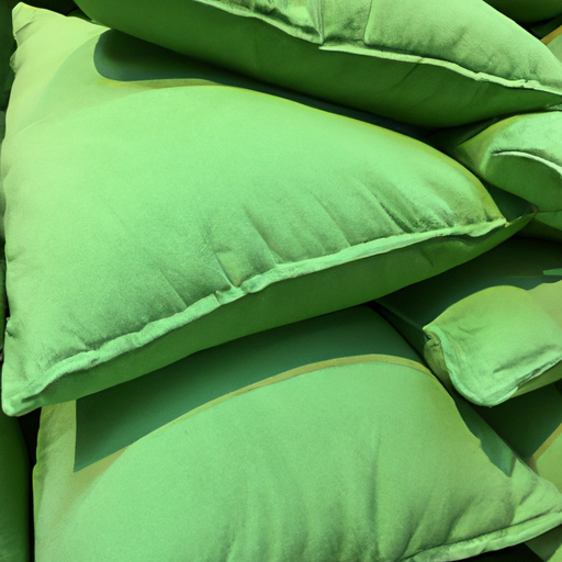 Soft Green Pillows