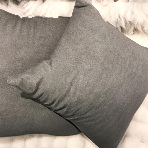 Fluffy Grey Pillows