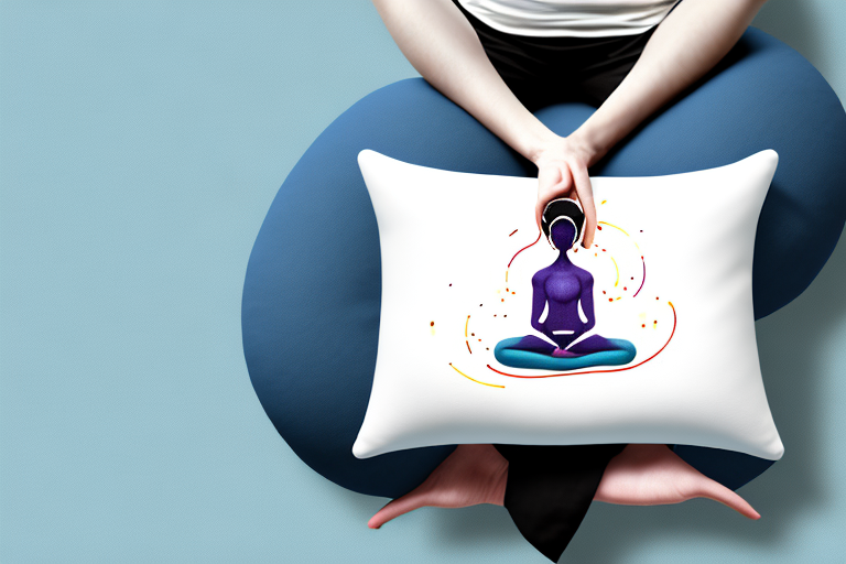 How can a meditation pillow help with posture?