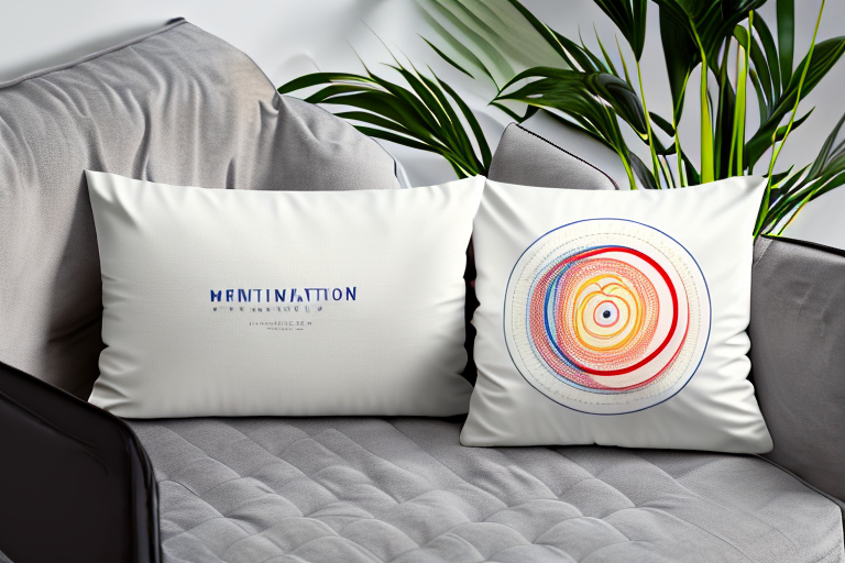 How do you adjust the firmness of a meditation pillow?