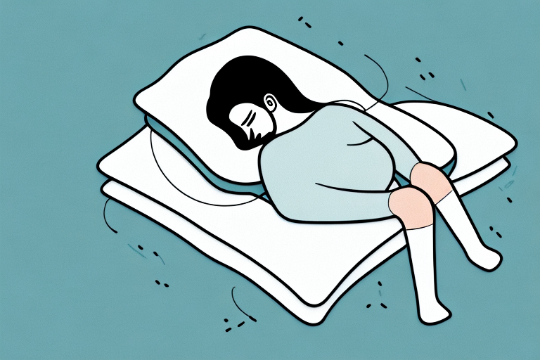 How do you avoid muscle cramps when sleeping on your stomach?