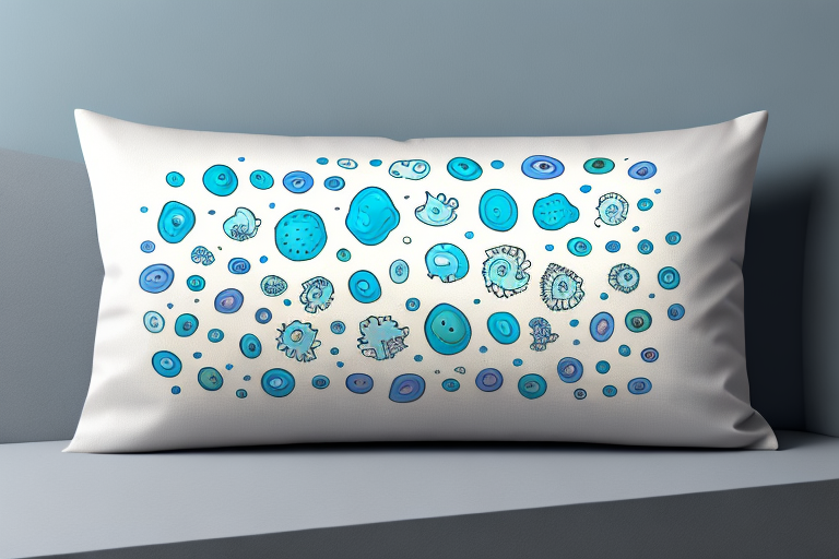 How much bacteria is on a pillow case?