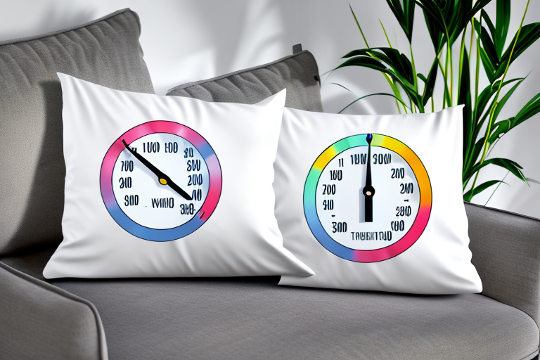 What temperature should a pillow be dry?