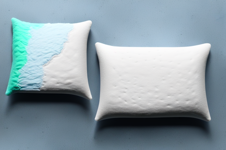 Shredded memory foam vs regular pillows for stomach sleepers?