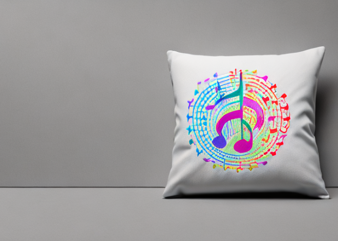 Music Notes Pillows