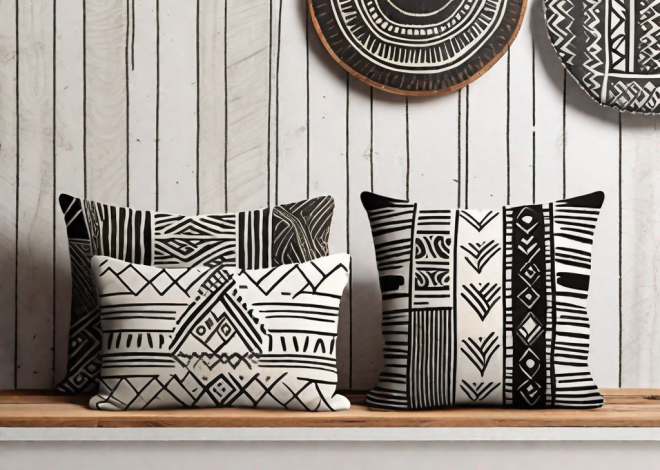 African Mudcloth Pillows