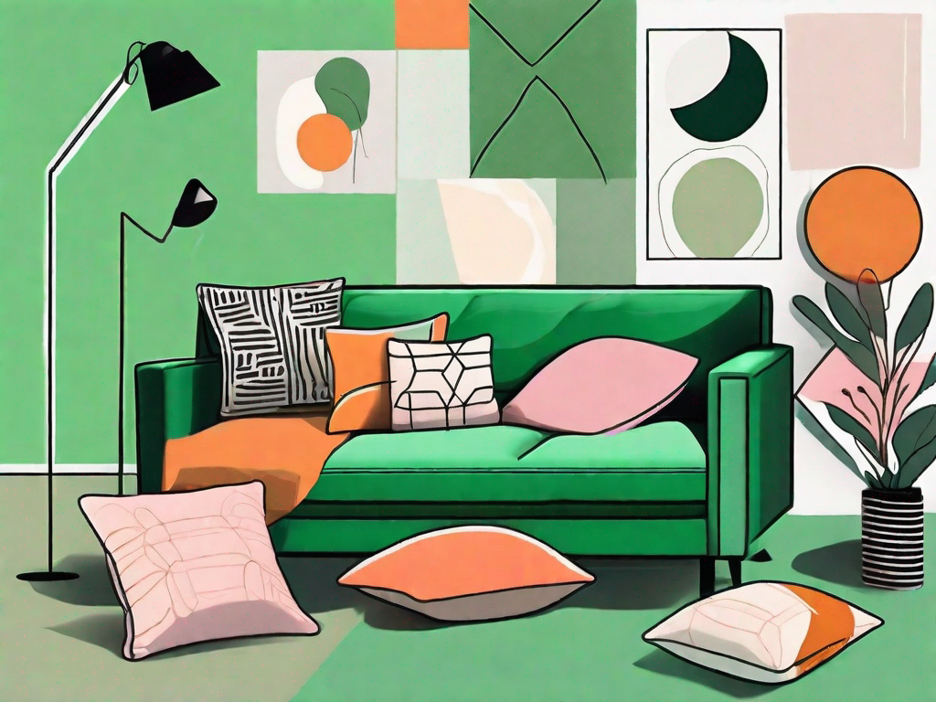 Pillows for a Green Couch