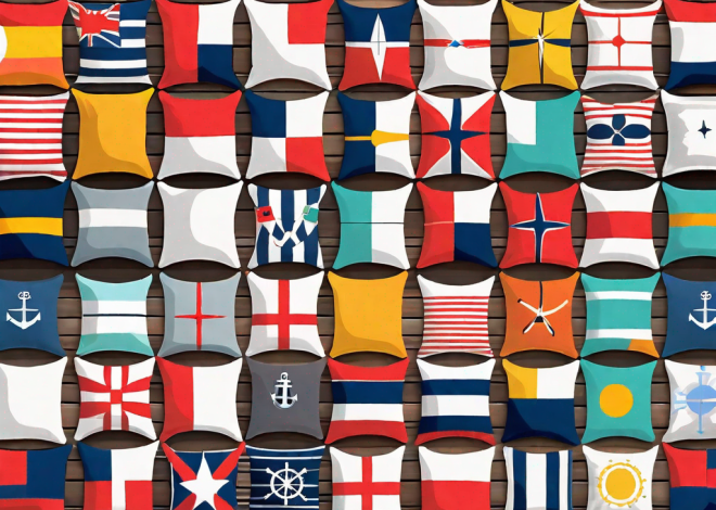 Nautical Flags Pillows