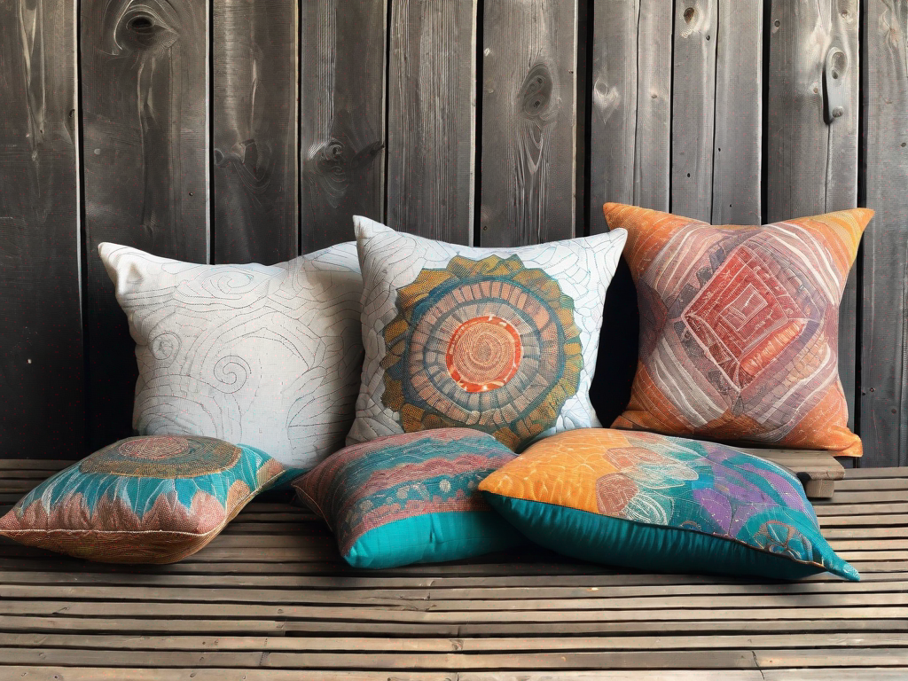 Kantha Pillows