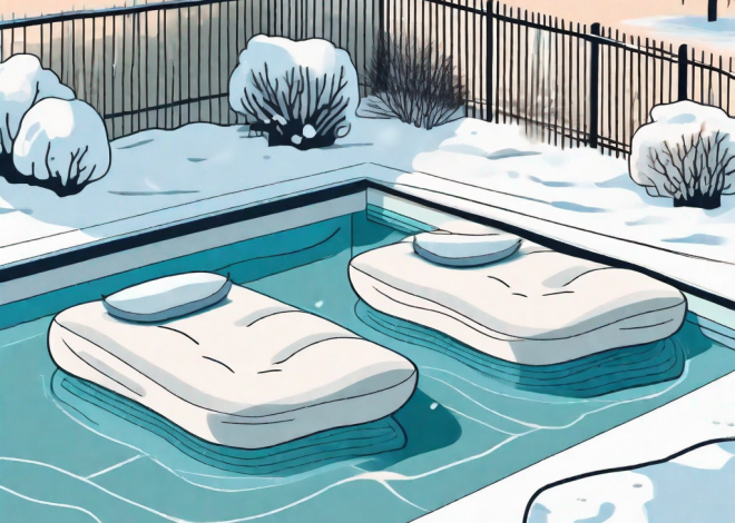 Pool Pillows for Winter