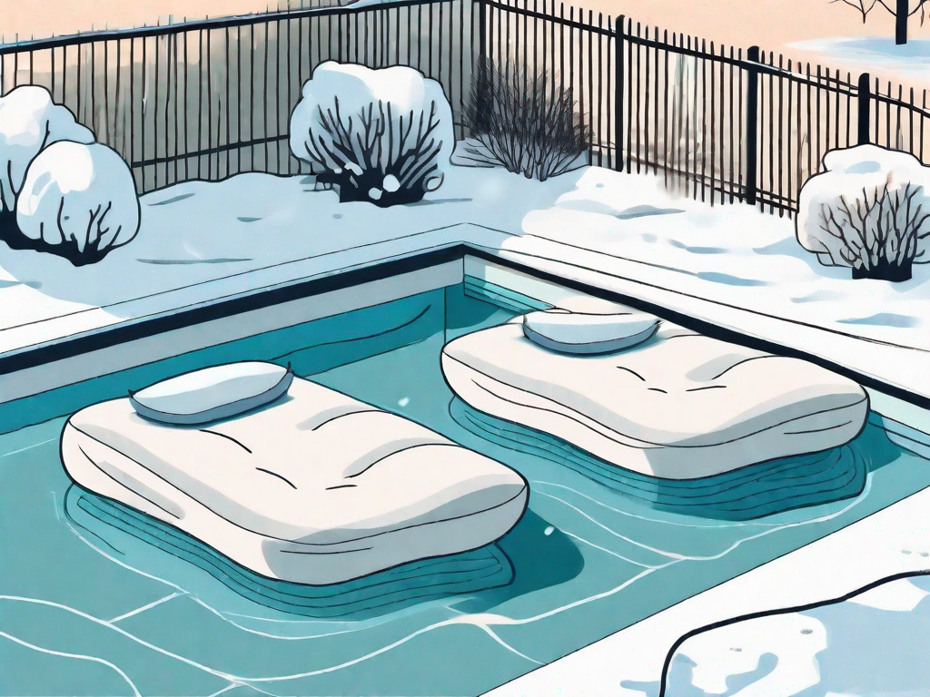 Pool Pillows for Winter