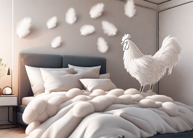 Chicken Feather Pillows