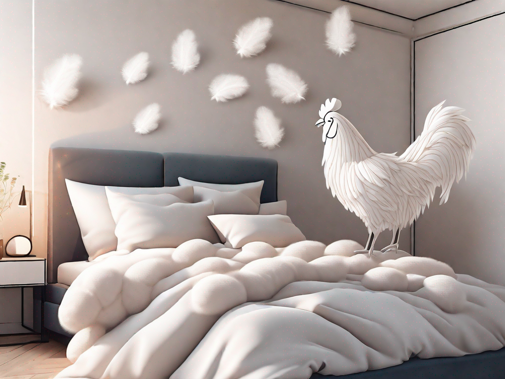 Chicken Feather Pillows